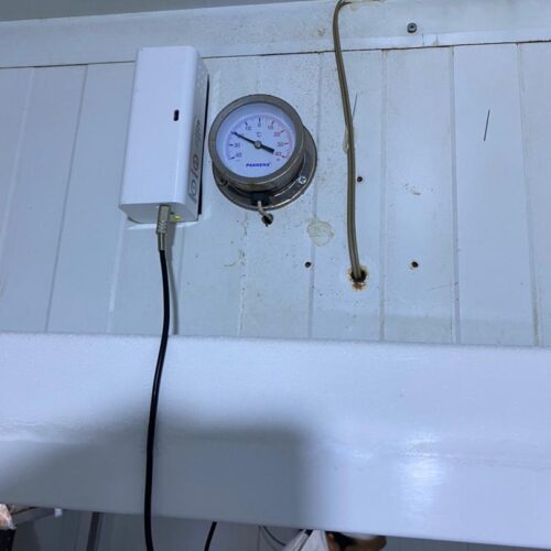 نمونه نصب شده دیتالاگر شرکت برونتاب انرژی